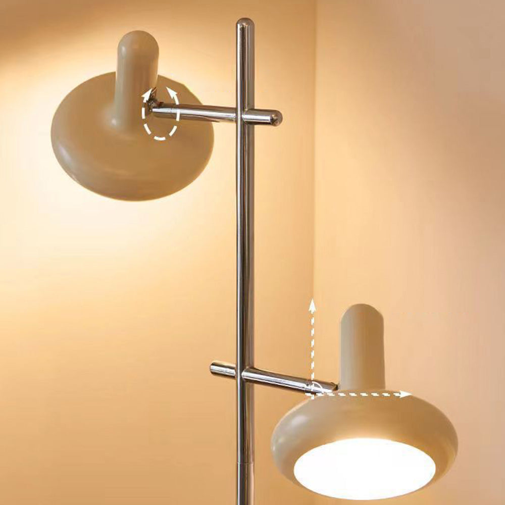 Carins Minimalistische LED Vloerlamp Wit Metaal Slaapkamer Woonkamer
