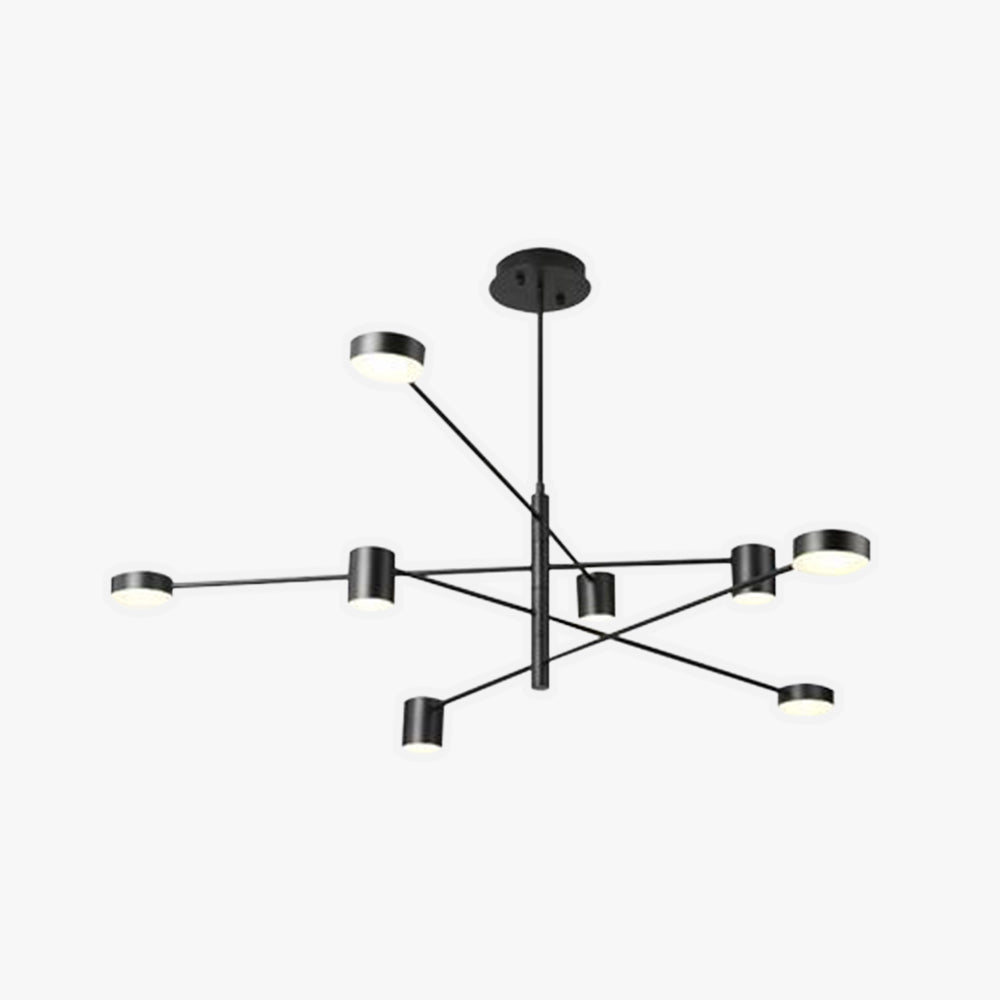 Weiss Moderne LED Hanglamp Metaal Zwart/Goud Slaapkamer/Woonkamer/Eetkamer