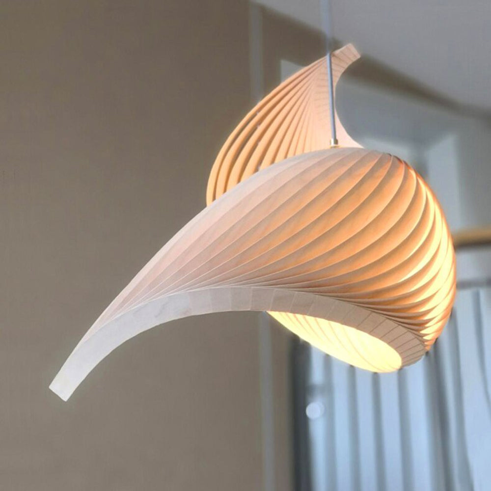 Ozawa Design Conch LED Hanglamp Metaal/Hout Slaap/Woon/Eetkamer
