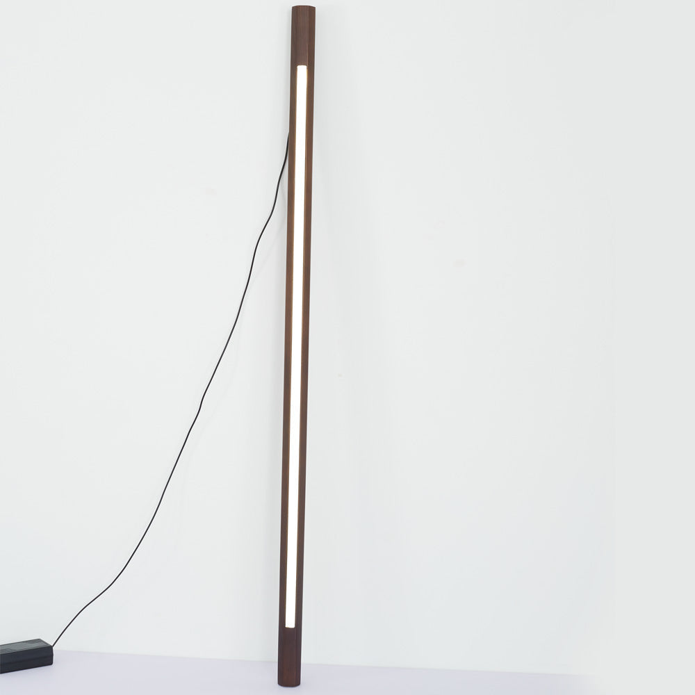 Ozawa Moderne Design LED Minimalistische Lineaire Vloerlamp Hout/Acryl Woonkamer/Bedkamer