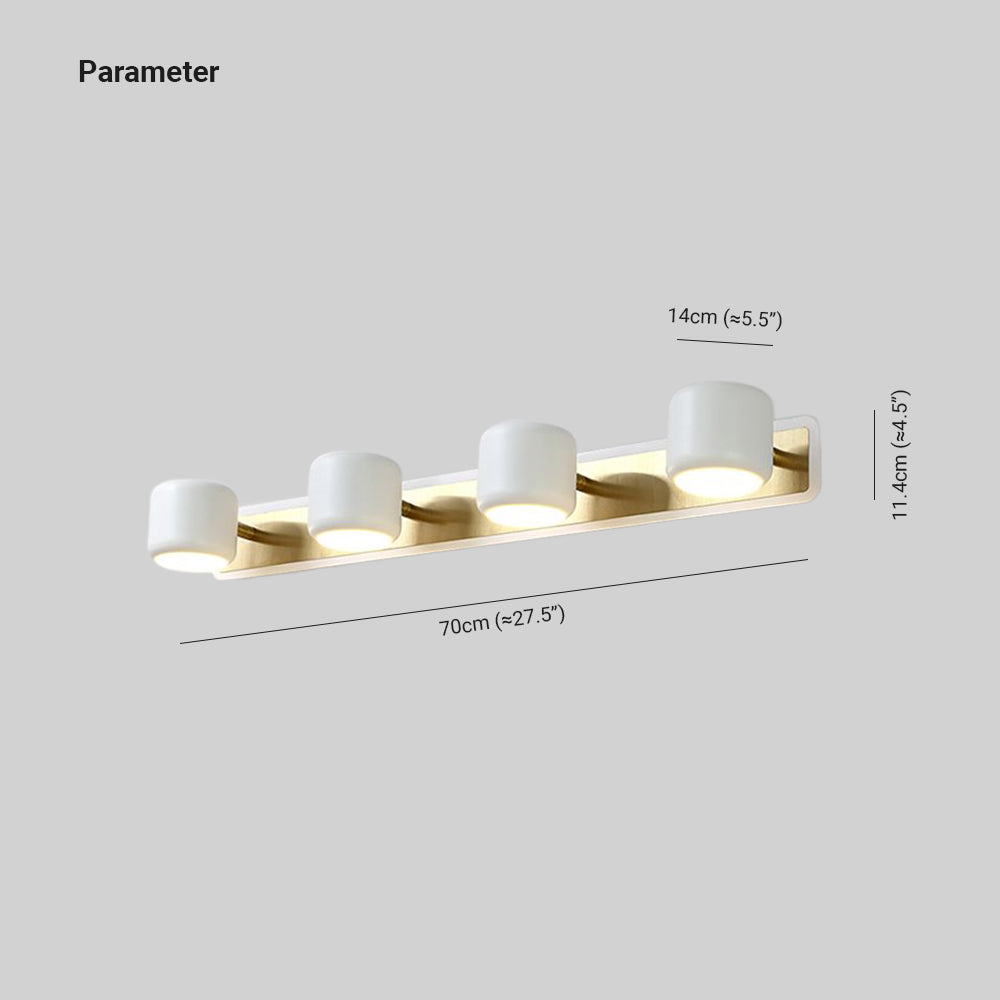 Cooley Ronde LED Wandlamp Zwart Wit Metaal Woonkamer Slaapkamer