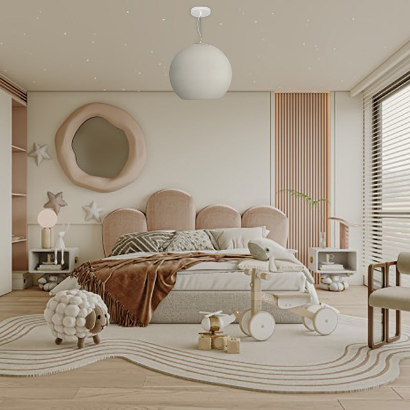 Byers Moderne Bol LED Hanglamp Wit/Grijs Polystyreen Woonkamer