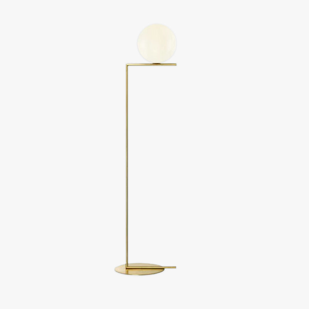 Valentina Glazen Bollen LED Vloerlamp Goud Metaal Glas Woonkamer