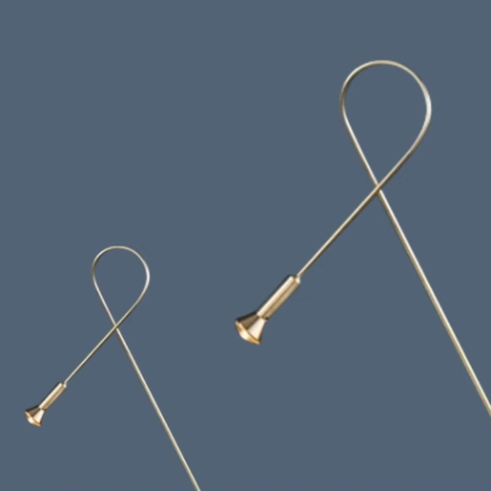 Bella Moderne Lineaire LED Grondlamp Buiten Goud Metalen Pad