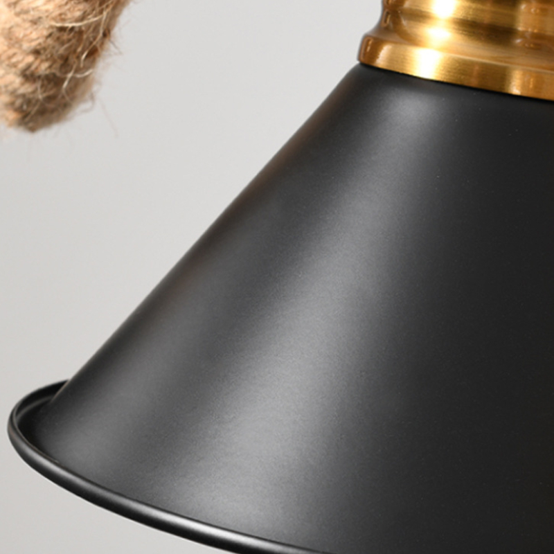 Epoch Vintage LED Zwarte Hanglampen Metaal Eetkamer/Café