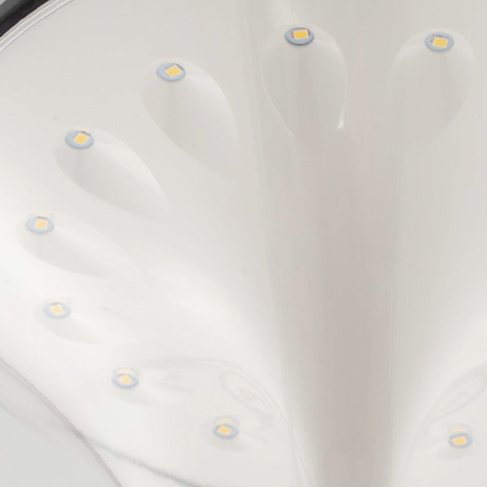 Pena Modern Design LED Buitenlamp Zwart Glas Metaal Tuin Buiten