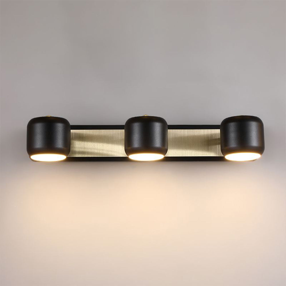 Cooley Ronde LED Wandlamp Zwart Wit Metaal Woonkamer Slaapkamer