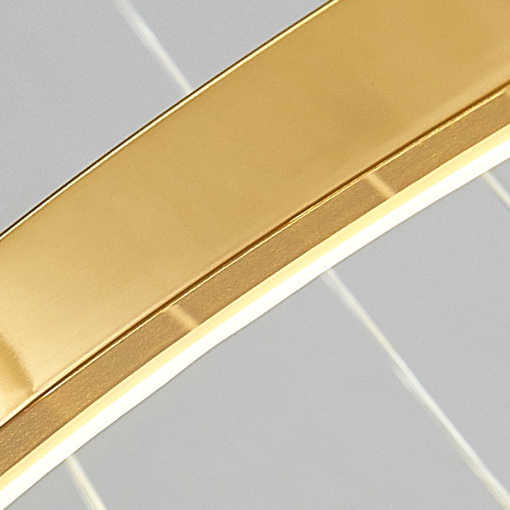 Arisha Bijzondere LED Gouden Metaal Hanglampen Woonkamer Slaapkamer