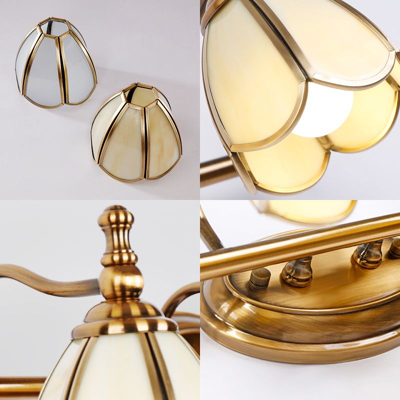 Félicie Design Bloem LED Wandlamp Metaal/Glas Geel/Wit Slaap/Woon/Badkamer