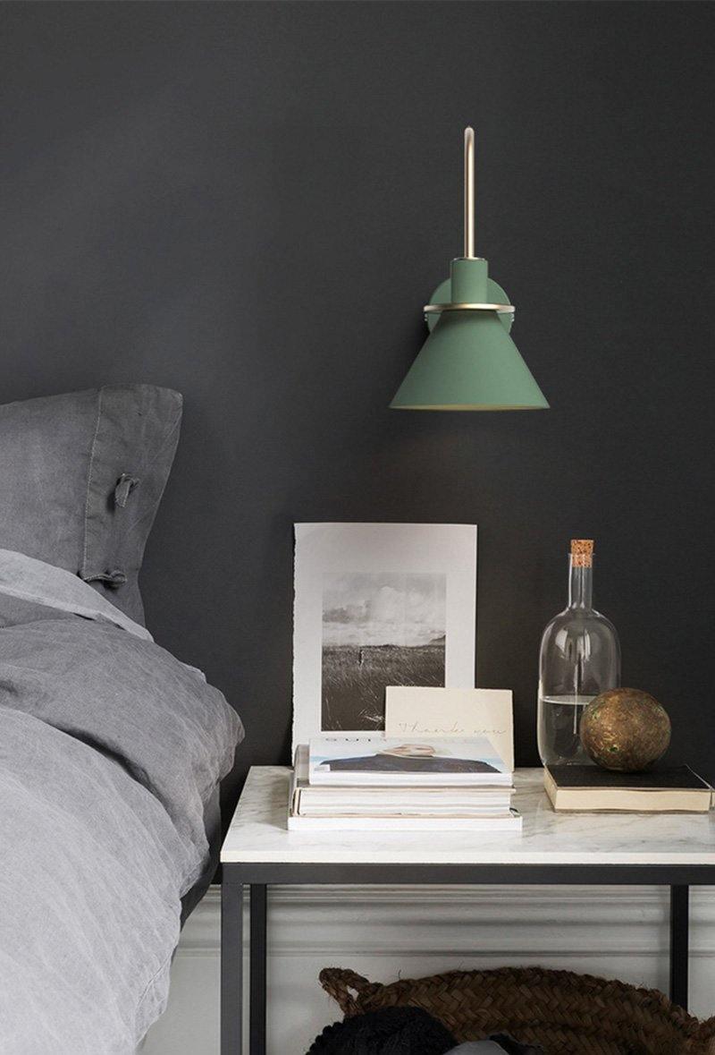 Solerine wandlamp zwart goud minimalistisch