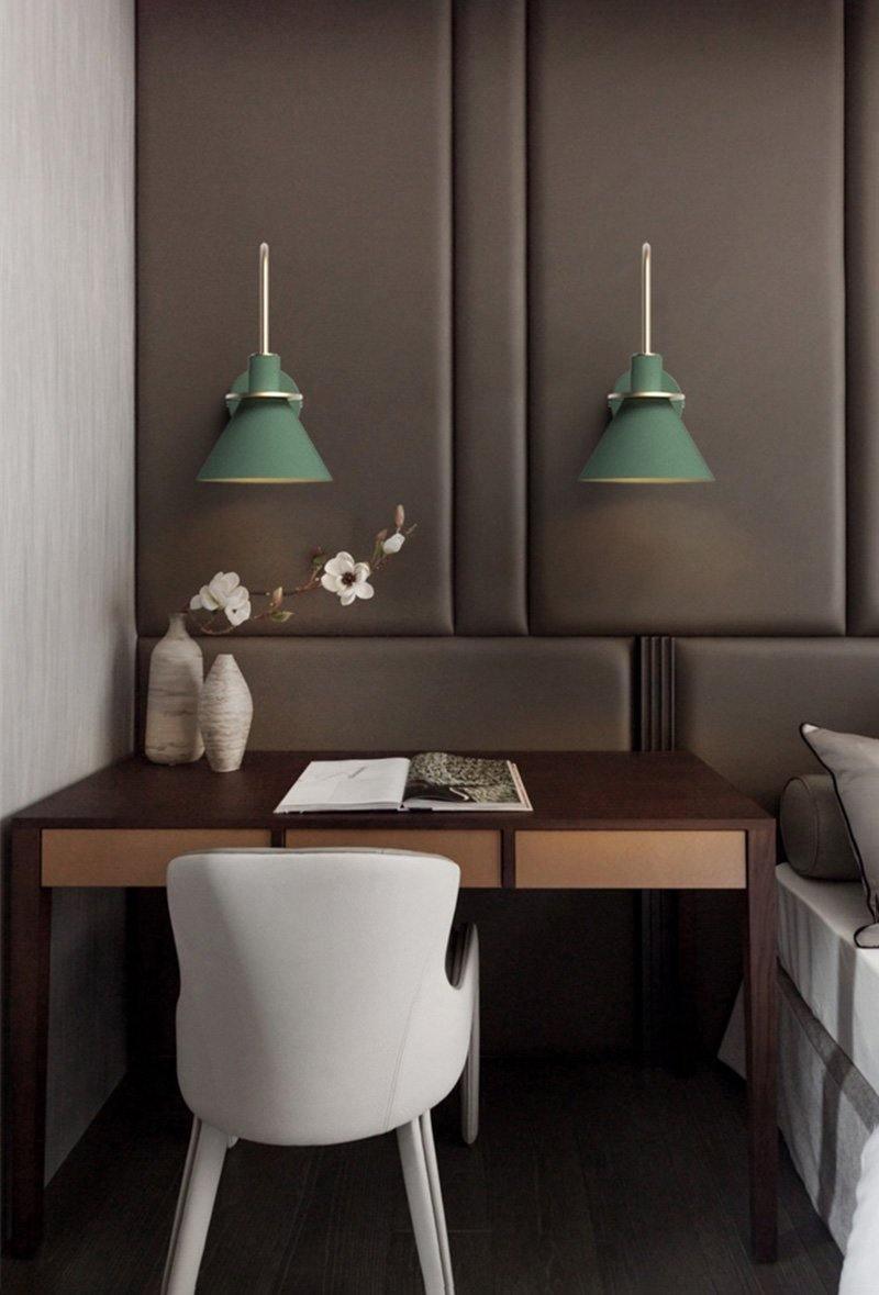 Solerine wandlamp zwart goud minimalistisch