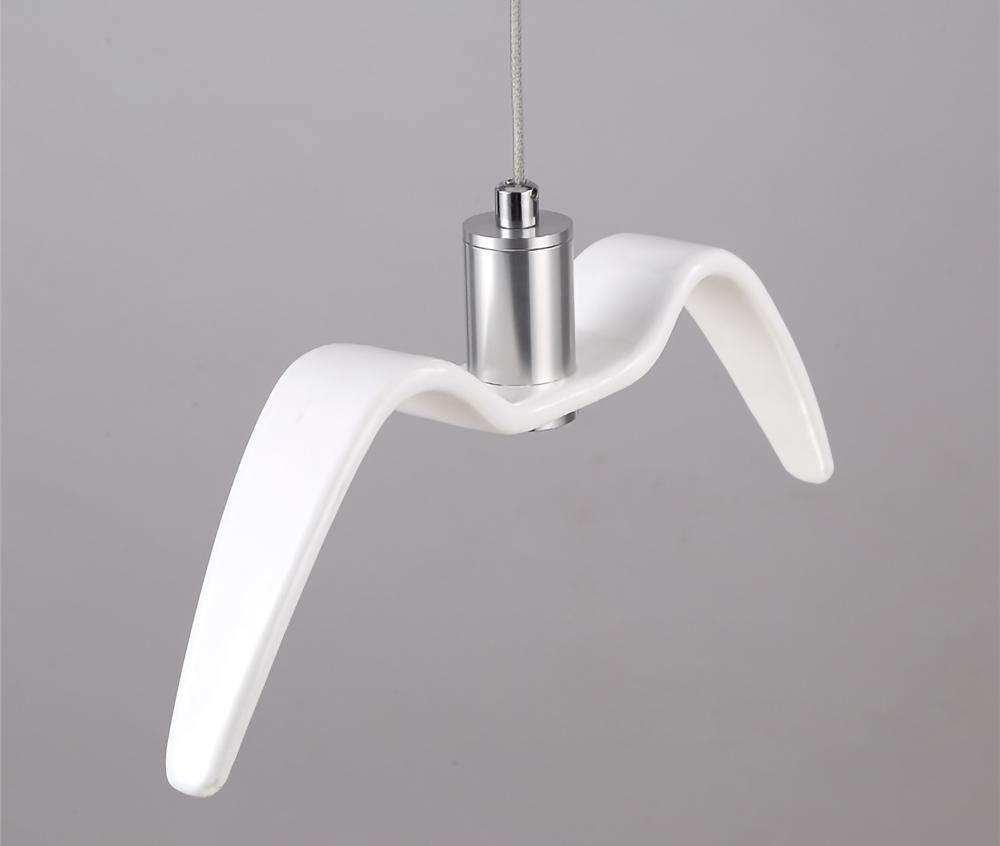 Ivoren hanglamp met vleugels voor woonkamer