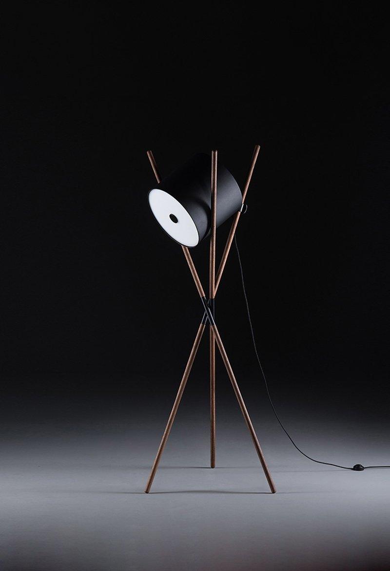 Syloena moderne houten vloerlamp
