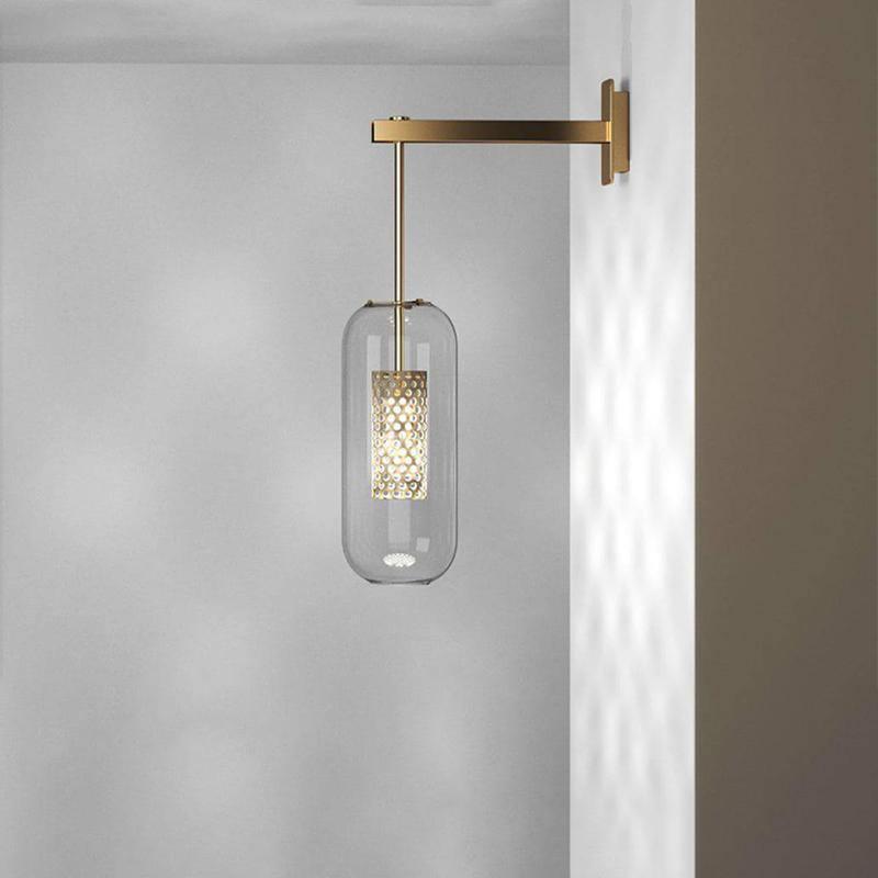 Eirinette Premium Noordse kunst glas wandlamp