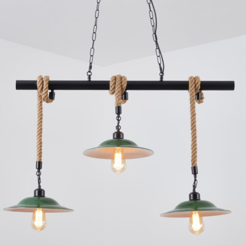 Epoch Vintage LED Hanglampen Groen Metaal Keuken/Woonkamer