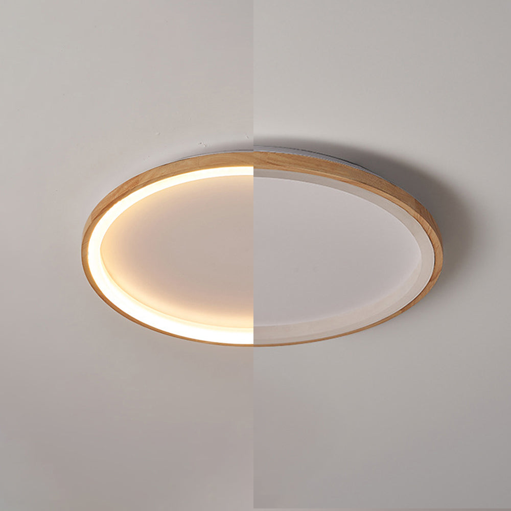 Ozawa Moderne Plafondlamp Hout Acryl Slaapkamer Woonkamer