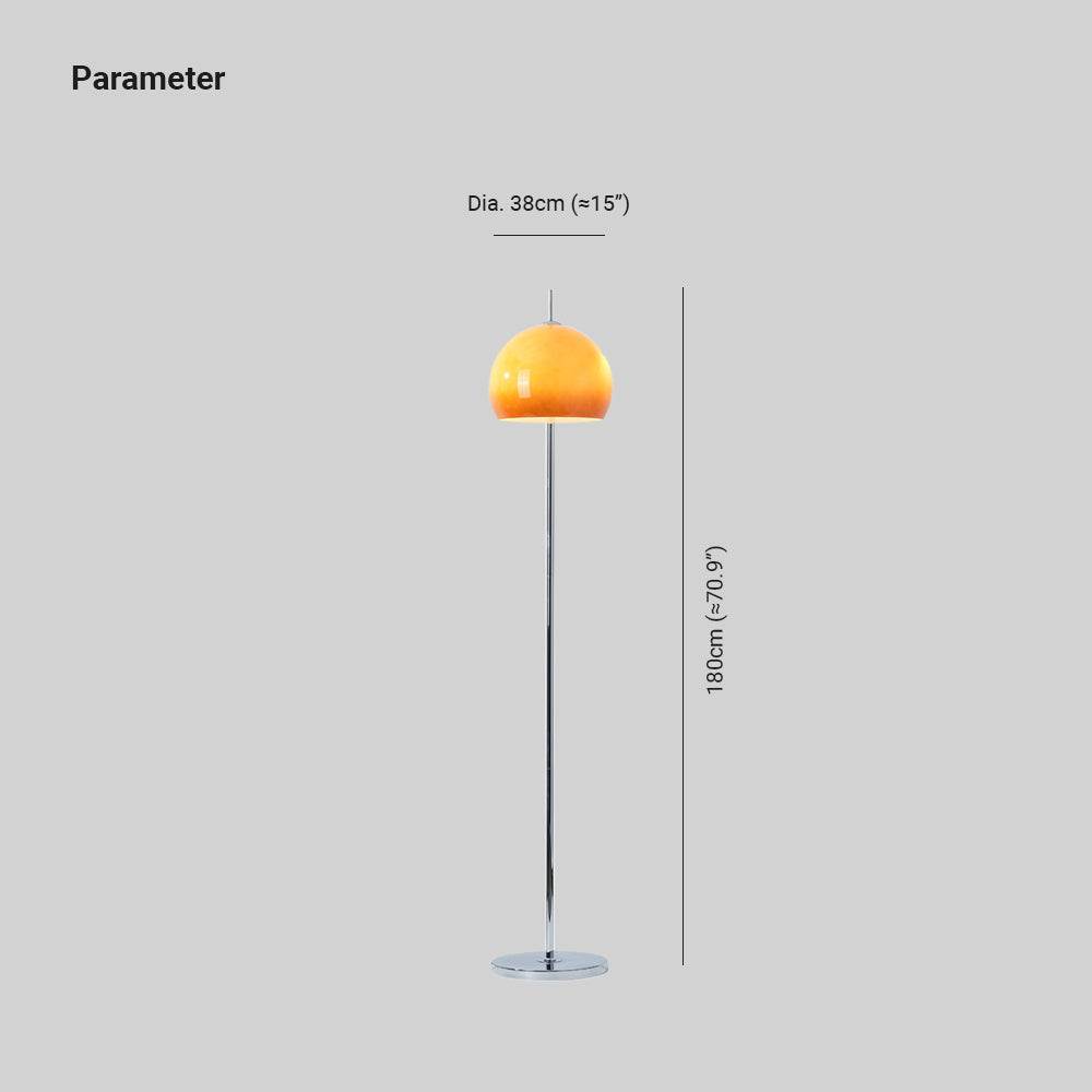 Salgado Design LED Vloerlamp Metaal Glas Woonkamer Slaapkamer