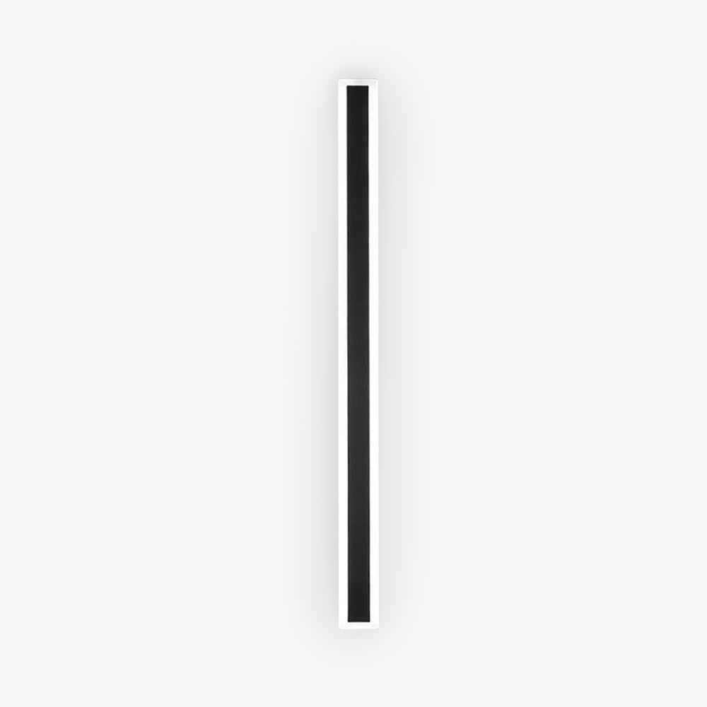 Edge Moderne Rechthoekig LED Wandlamp Zwart Metaal/Acryl Tuin/Stoeprand/Balkon