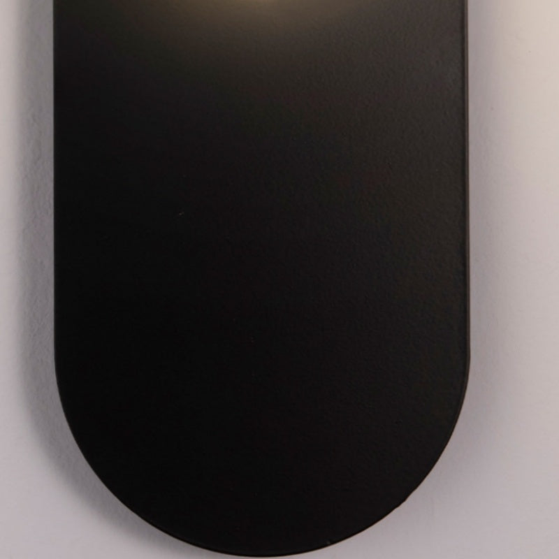 Valentina Moderne LED Wandlampen Zwart/Goud Glas Slaapkamer/Woonkamer
