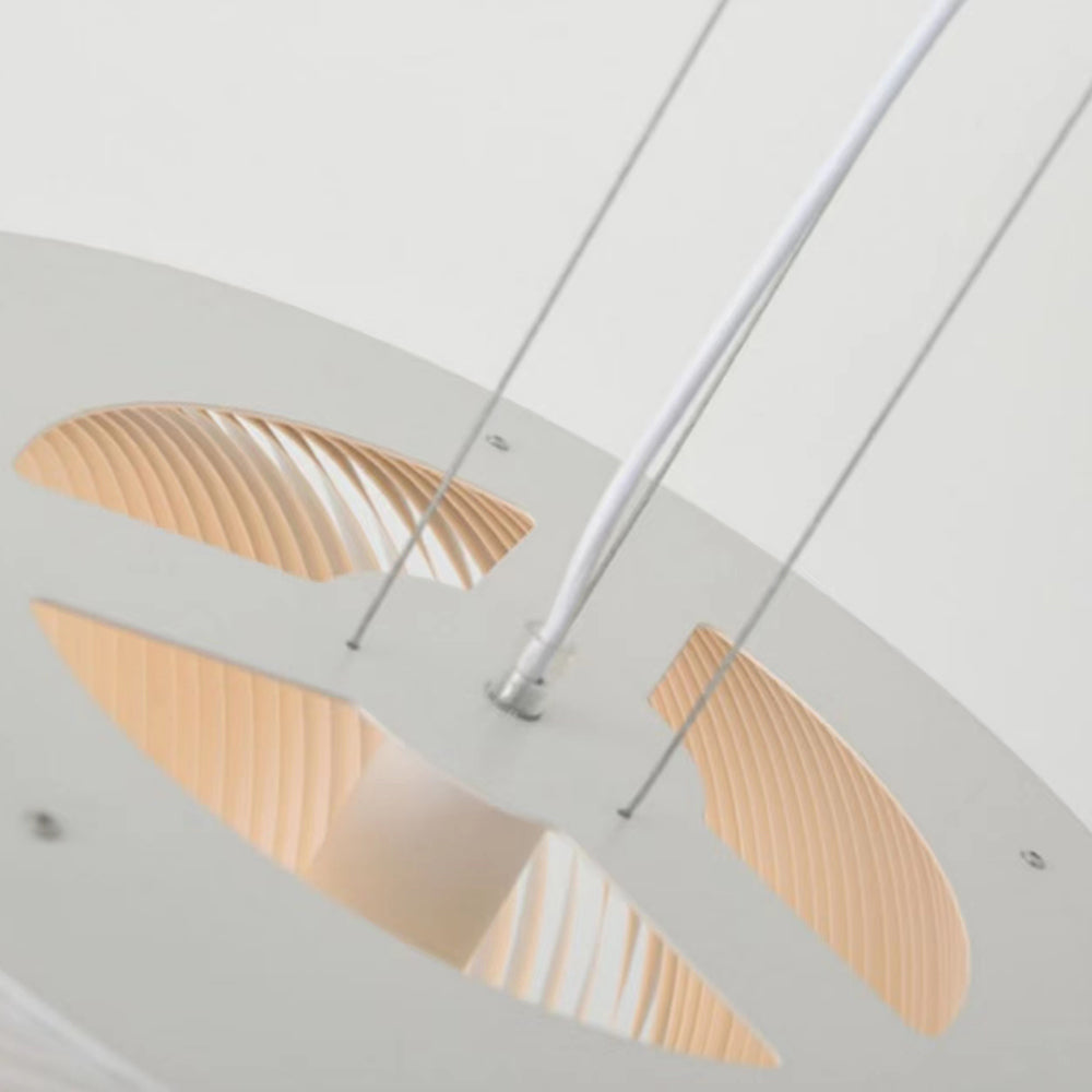Renée Ronde LED Hanglamp Wit Metaal Woonkamer Eetkamer Slaapkamer