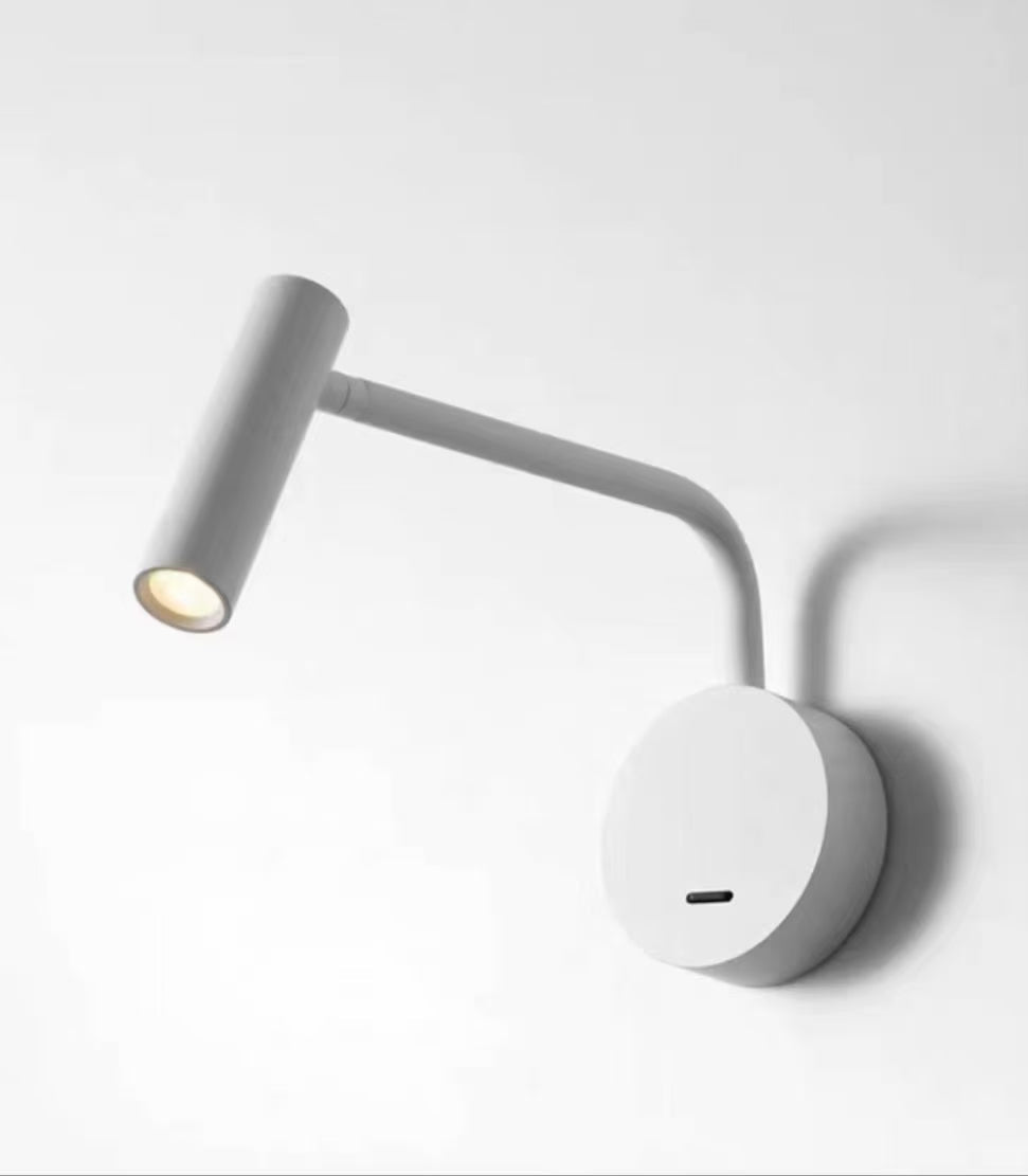 Orr Kleine LED Wandlampen Zwart Metaal Acryl Slaapkamer Eetkamer