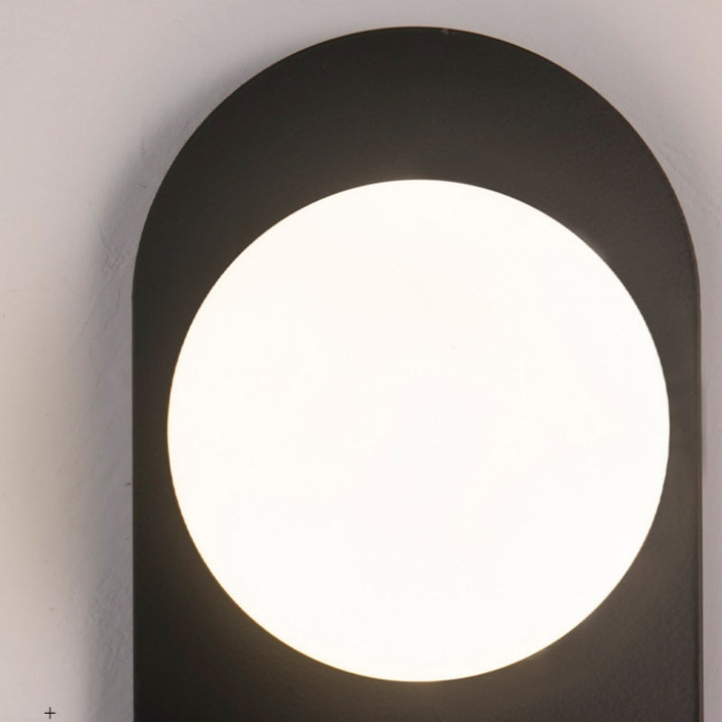 Valentina Moderne LED Wandlampen Zwart/Goud Glas Slaapkamer/Woonkamer