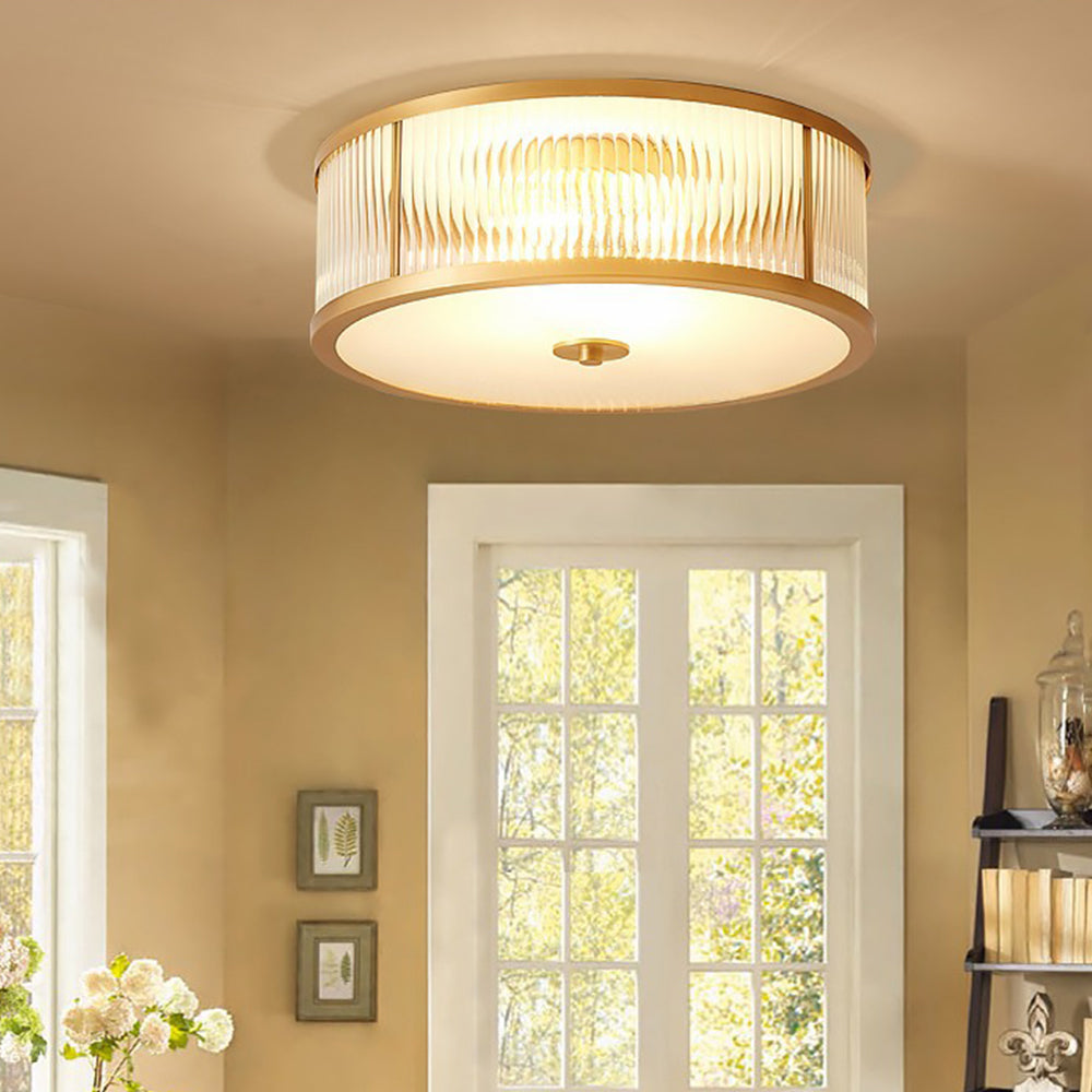 Alessio Moderne Kunst Eenvoudig Inbouwmontage Plafondlamp Glas Slaapkamer
