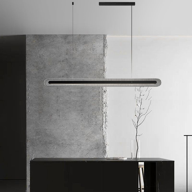 Evette Moderne LED Hanglampen Zwart  Metaal Acryl Eetkamer Slaapkamer