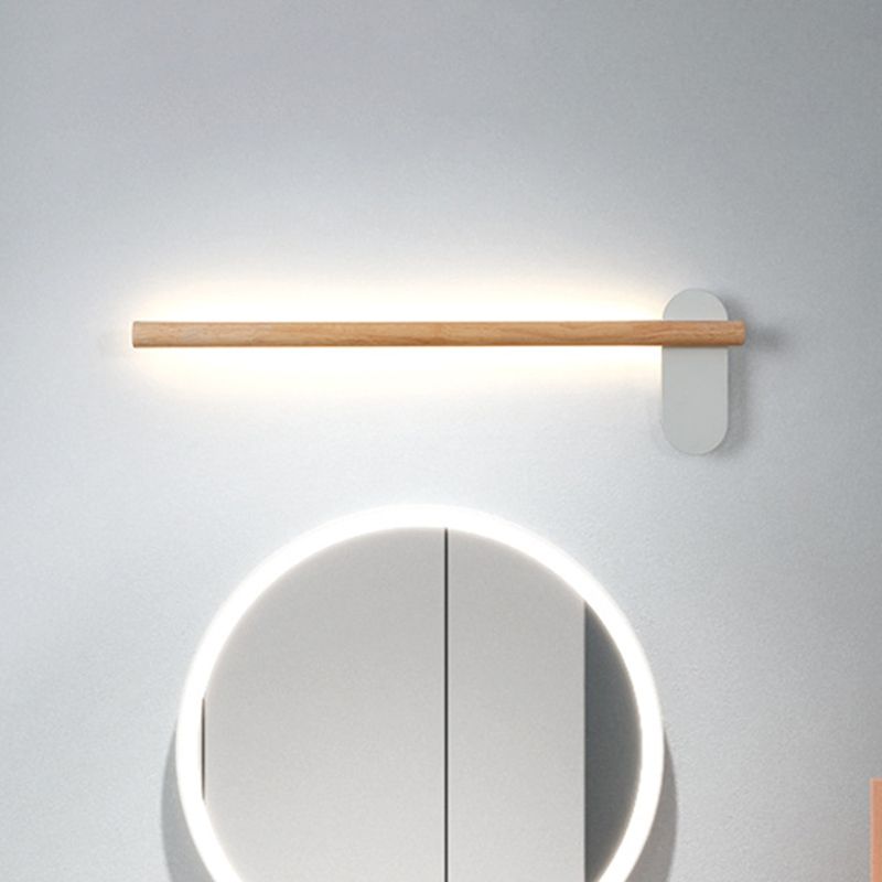 Ozawa Moderne Lineair LED Wandlamp Hout Wit/Hout Slaapkamer/Woonkamer/Eetkamer
