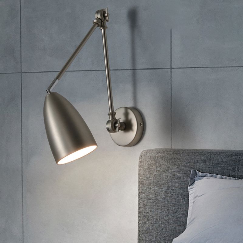 Brady Moderne LED Wandlamp Zwart/Wit/Nikkel Metaal Binnen