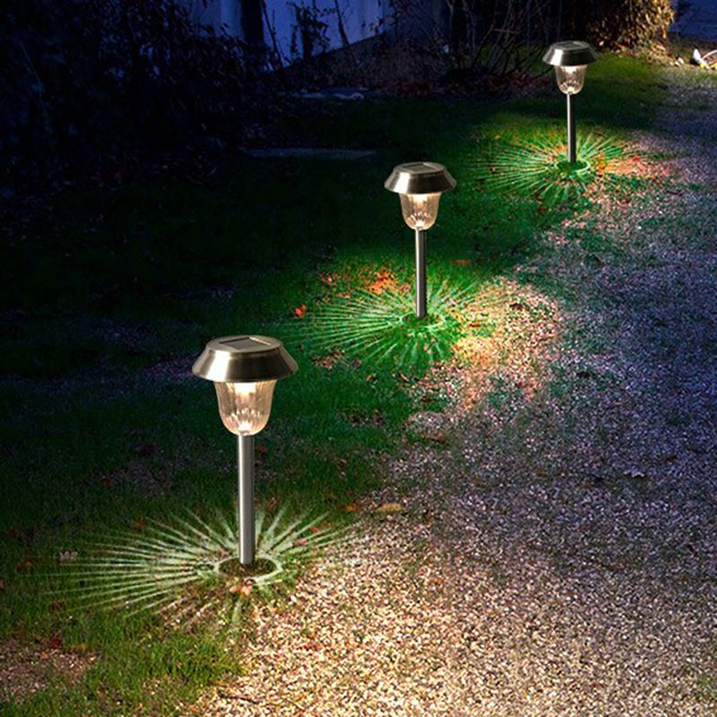 Pena Design LED Buitenlamp Zilver Metaal/Acryl Tuin/Stoeprand/Balkon