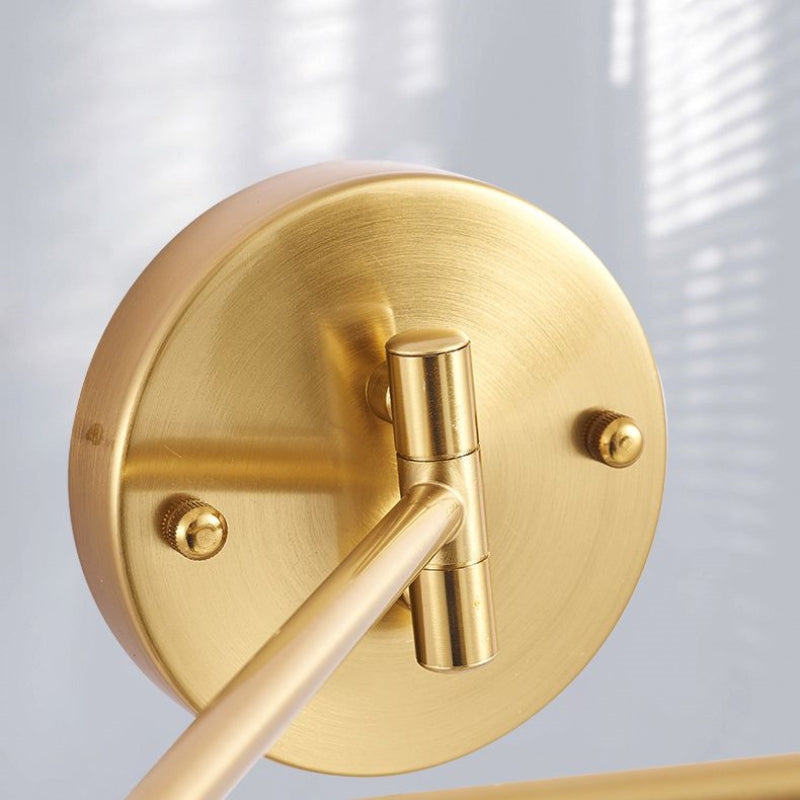 Freja Moderne Design LED Wandlamp Metaal Verstelbaar Zwart/Goud Slaapkamer/Woonkamer