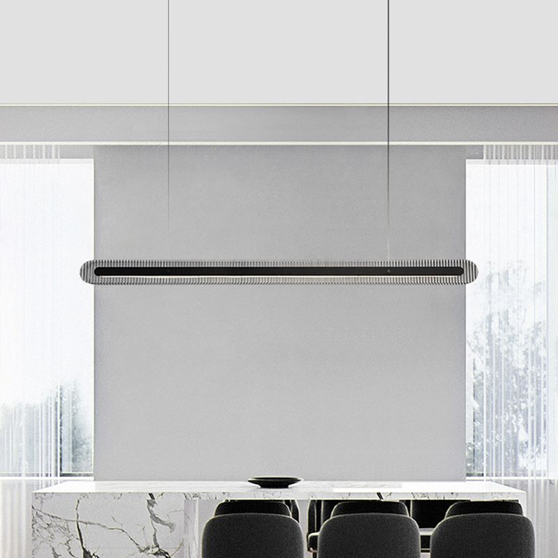 Evette Moderne LED Hanglampen Zwart  Metaal Acryl Eetkamer Slaapkamer