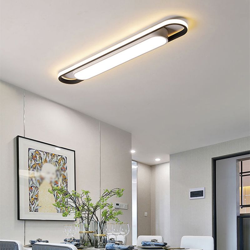 Quinn Moderne Design LED Plafondlamp Metaal Wit Woonkamer Keuken