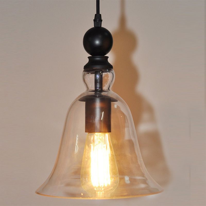 Cooley Vintage Industriële Belletje Hanglamp Helder/ Woonkamer
