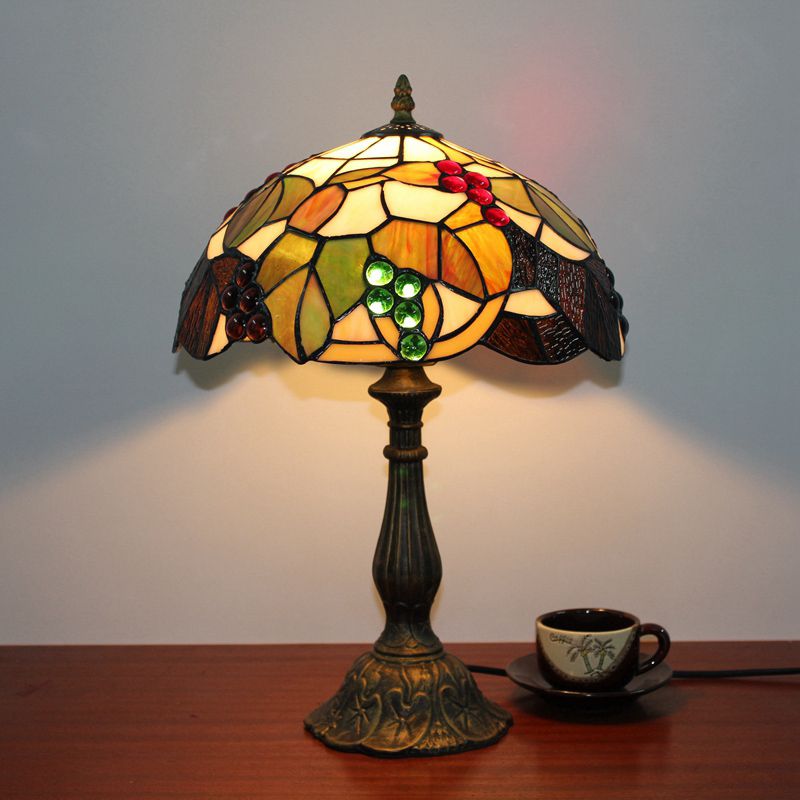 Alessio Vintage LED Tafellamp Slaap/Kinder/Babykamer Metaal/Glas