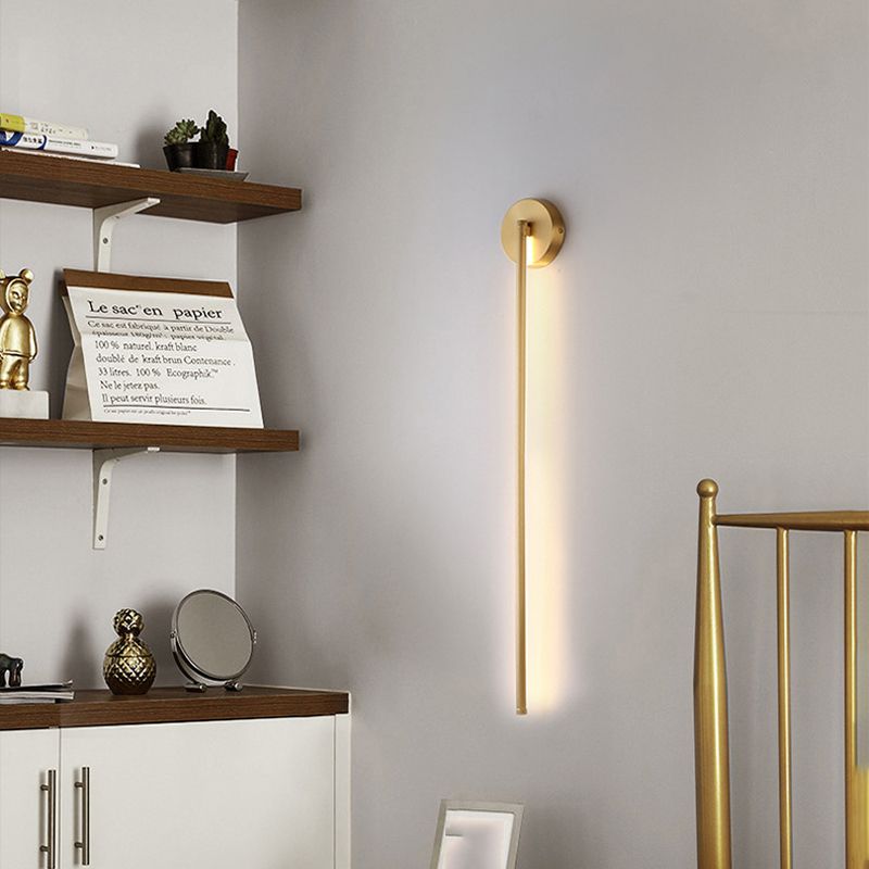 Edge Industriele LED Wandlamp Goud Woon/Slaapkamer Metaal&Silicagel