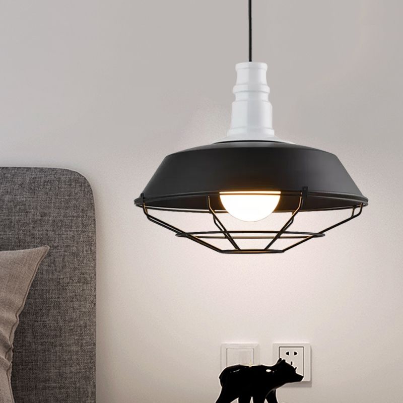 Cooley Industriële Kom Metalen Hanglampen Zwart/Wit/Blauw/Groen/Oranje