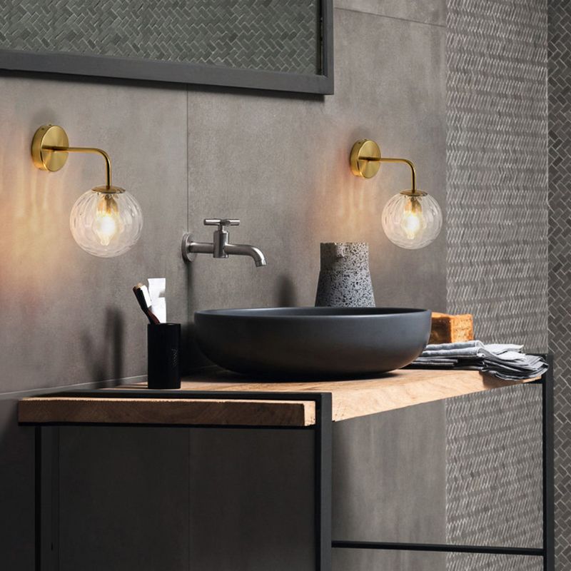 Valentina Vintage Design Heldere Bellen Dressoir Wandlamp Metaal/Glas Slaapkamer/Eetkamer/Woonkamer