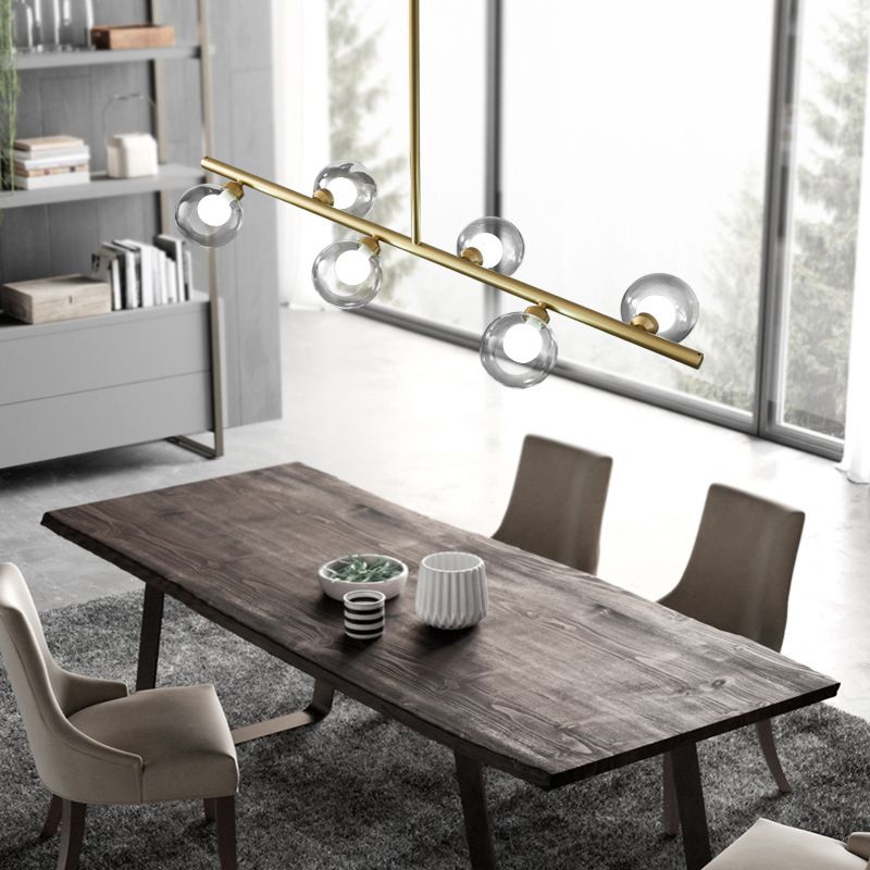 Valentina Moderne Design LED Hanglamp Metaal Zwart/Goud Woonkamer