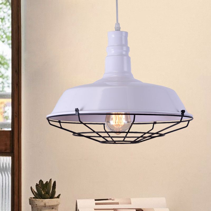 Cooley Industriële Kom Metalen Hanglampen Zwart/Wit/Blauw/Groen/Oranje