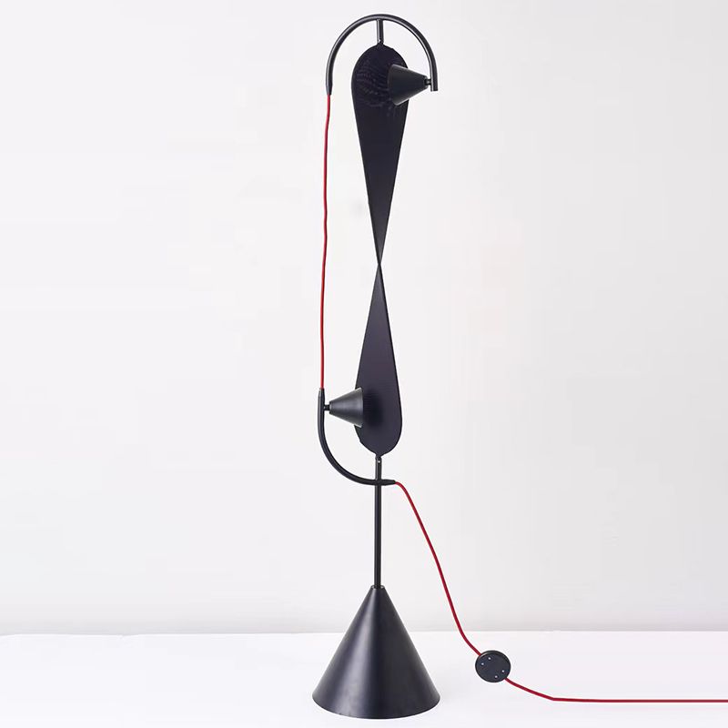 Salgado Moderne Design Minimalistische Geometrische Vloerlamp Metalen Zwart Eetkamer Woonkamer