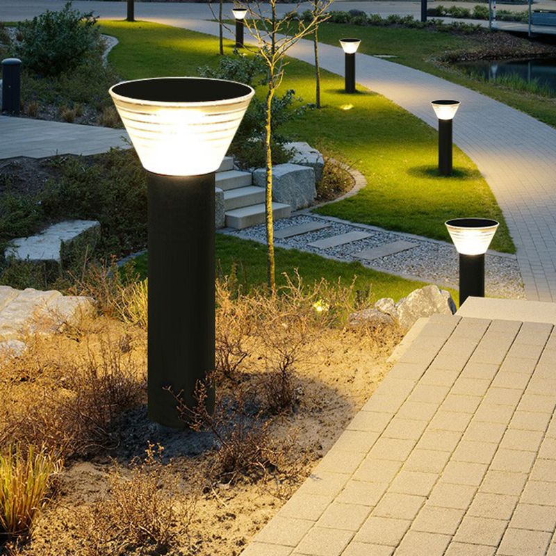 Pena Moderne LED Buitenlamp Zwart Metaal/Acryl Tuin/Stoeprand/Balkon