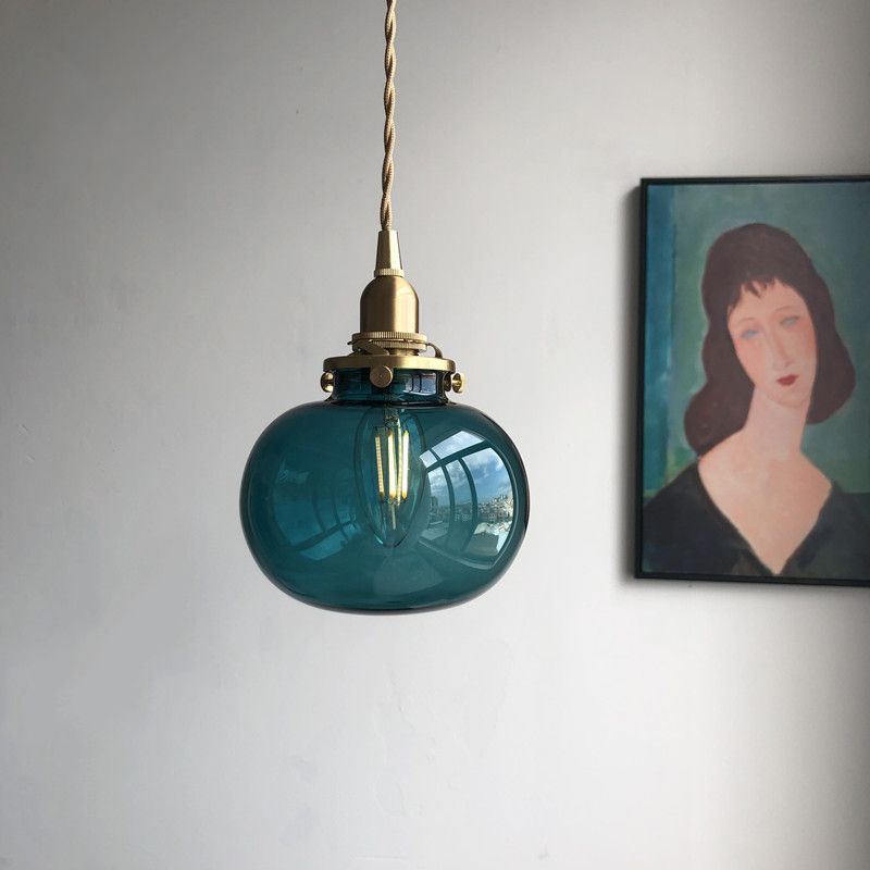 Valentina Vintage Design LED Hanglamp Glas Slaapkamer Woonkamer