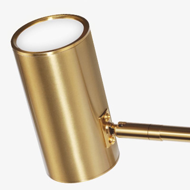 Freja Moderne Design Wandlamp Cilindrisch Verstelbare Lampstang Metaal Messing Slaapkamer/Woonkamer