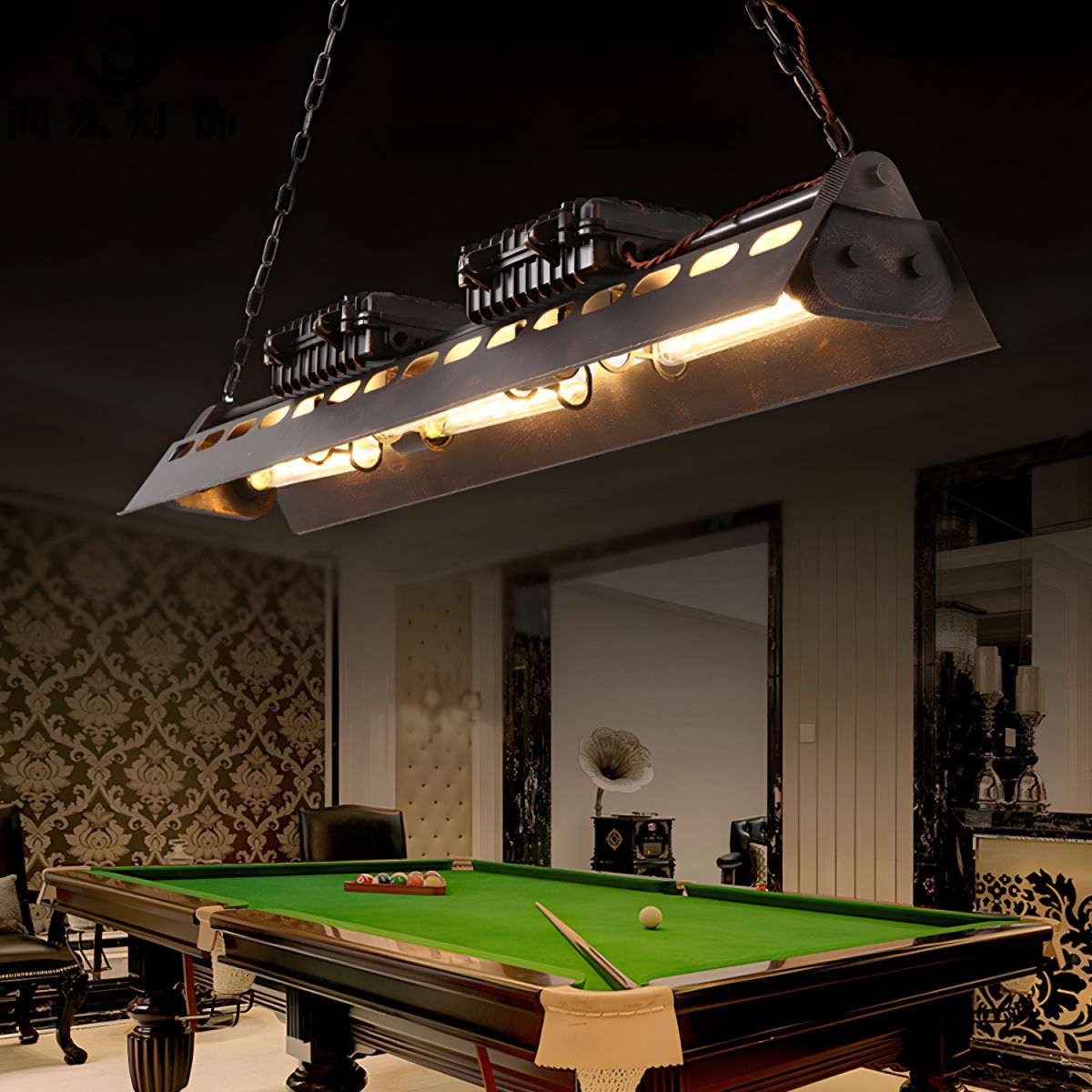 Cooley Moderne Industriële Metaal Hanglamp Roest