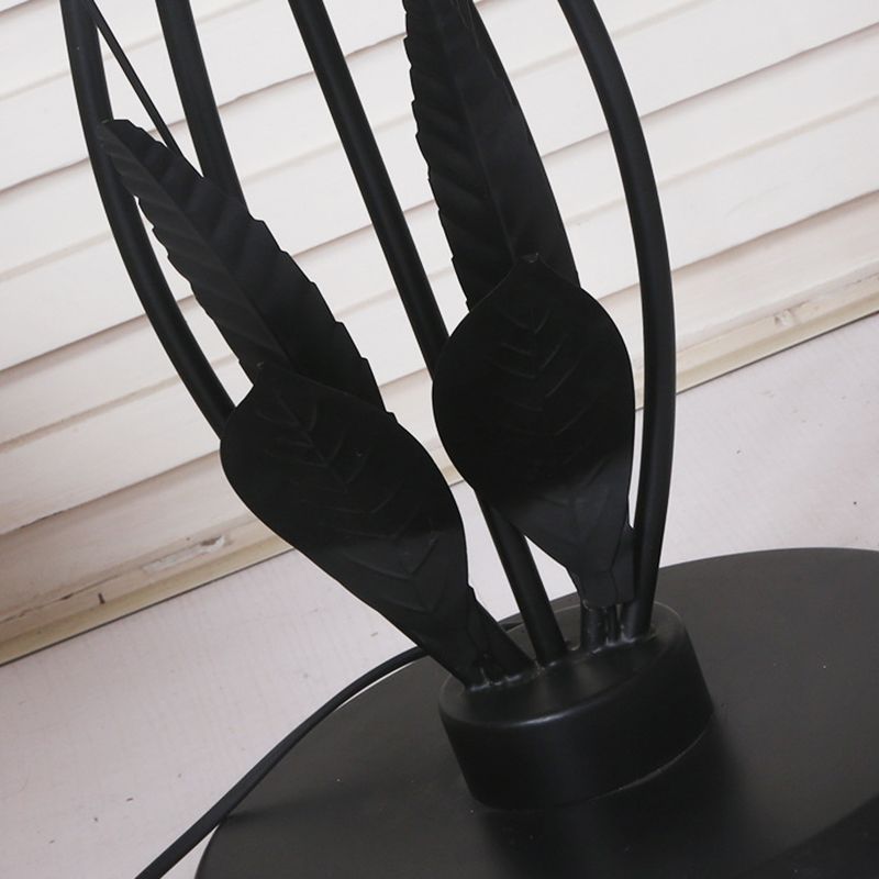 Bella Moderne Kleine LED Vloerlamp Zwart Metaal/Acryl Woonkamer