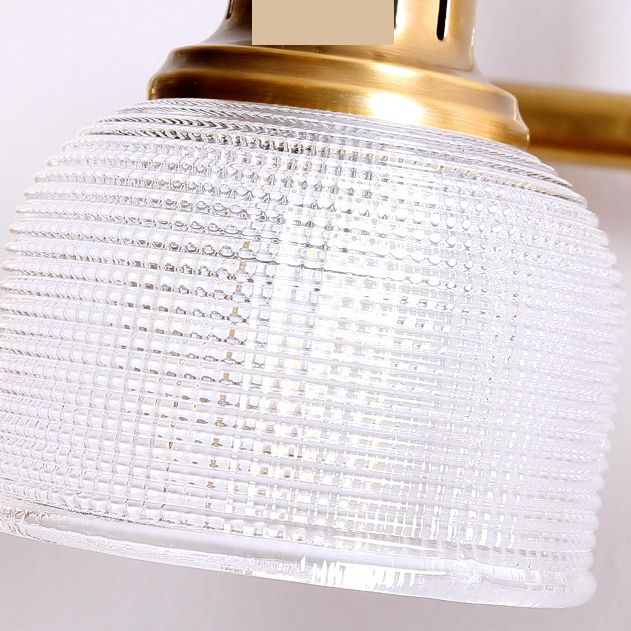 Alessio Vintage LED Wandlamp Komvormig Gouden Slaap/Woonkamer Metaal/Glass