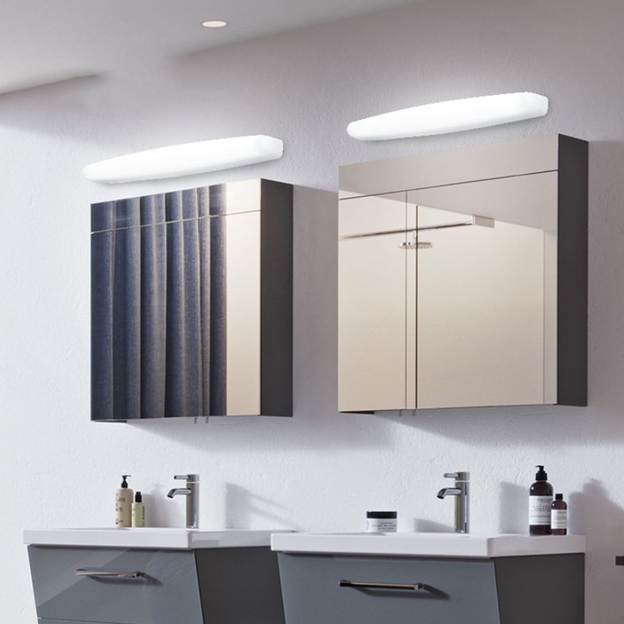 Edge Modern LED Ovale Wandlamp Wit Woon/Slaap/Badkamer Acryl