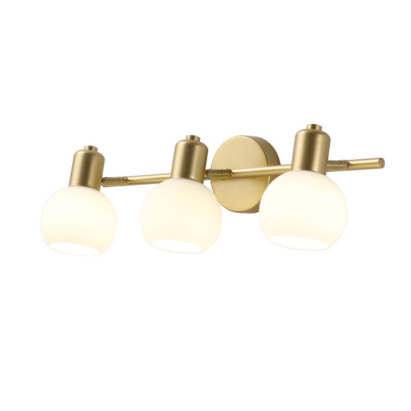 Valentina Moderne Bol LED Wandlamp Metaal Goud/Wit Slaap/Woon